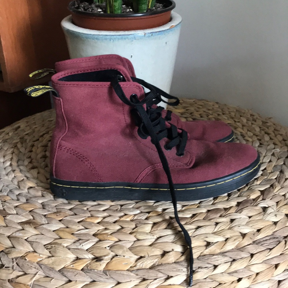 Canvas doc martens